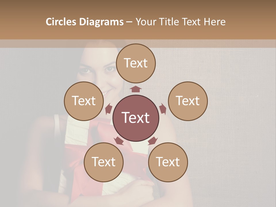 Adult Caucasian Holiday PowerPoint Template