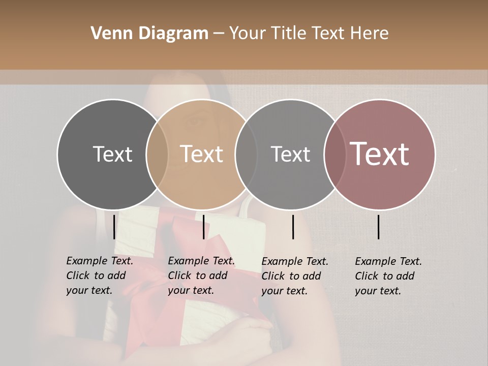 Adult Caucasian Holiday PowerPoint Template