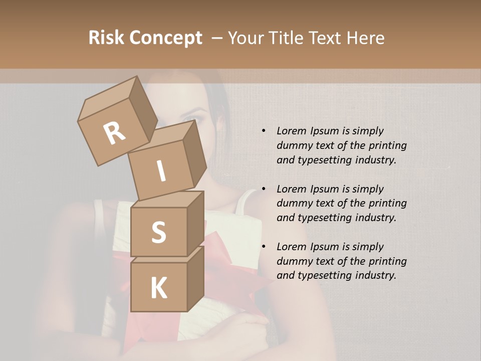 Adult Caucasian Holiday PowerPoint Template