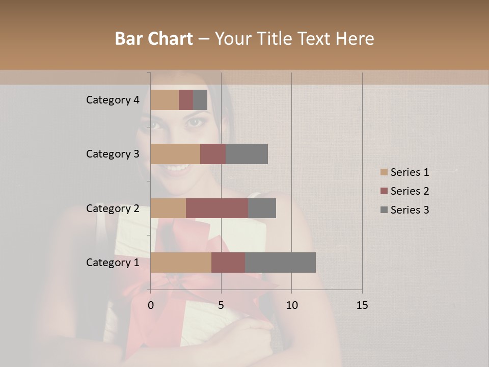 Adult Caucasian Holiday PowerPoint Template