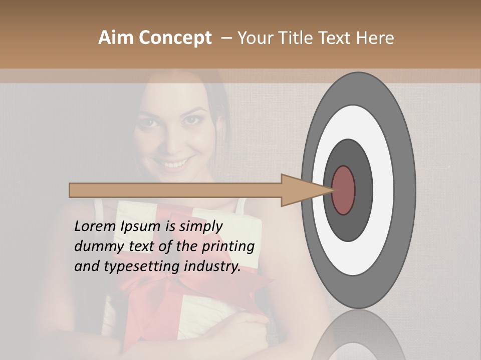 Adult Caucasian Holiday PowerPoint Template