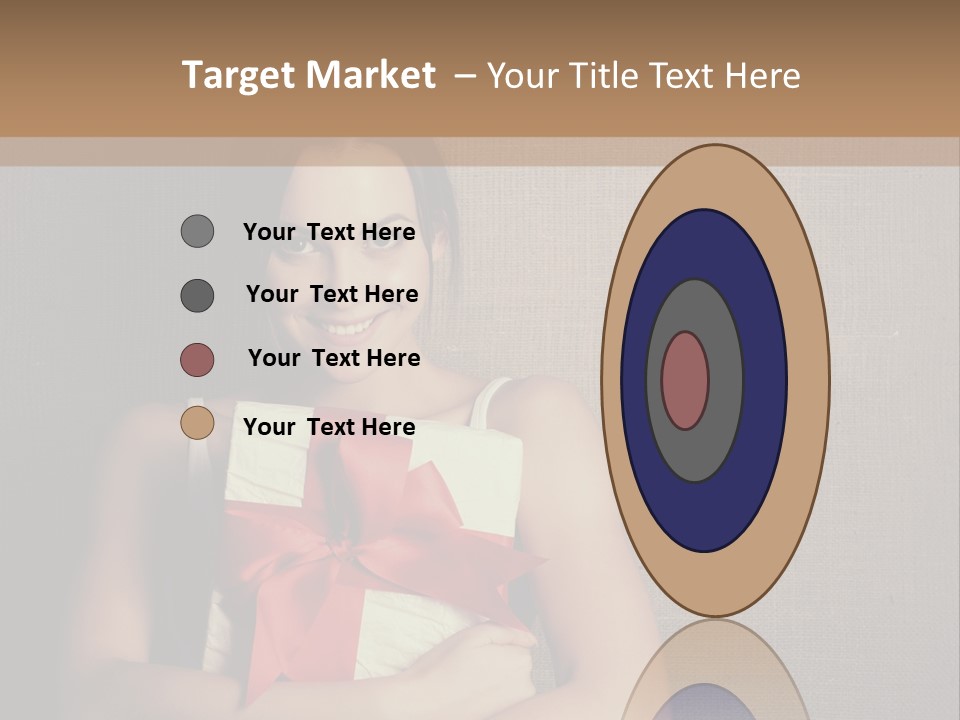 Adult Caucasian Holiday PowerPoint Template