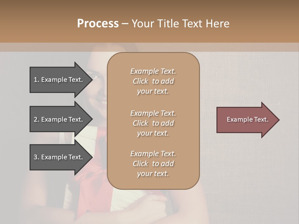 Adult Caucasian Holiday PowerPoint Template