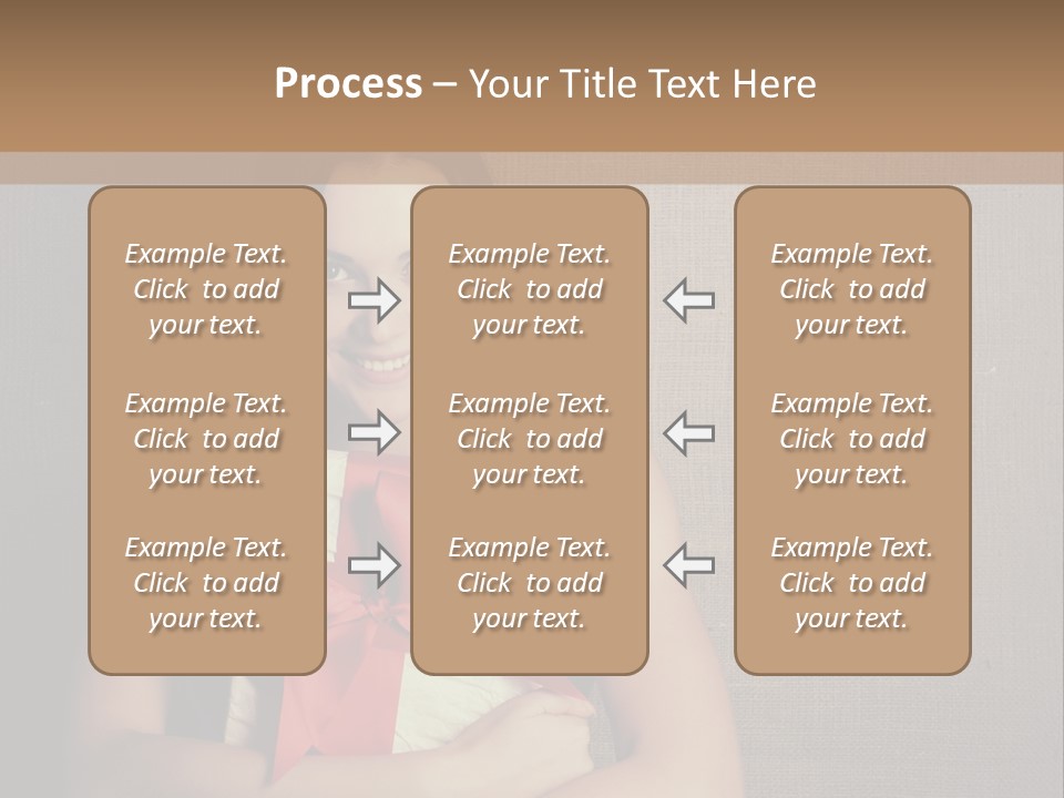 Adult Caucasian Holiday PowerPoint Template