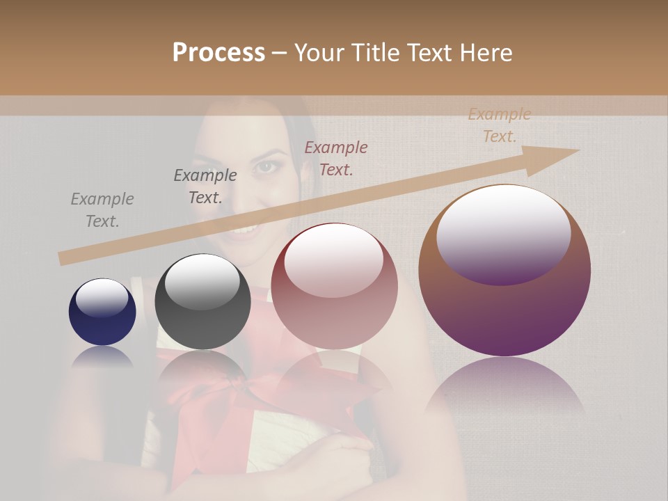 Adult Caucasian Holiday PowerPoint Template