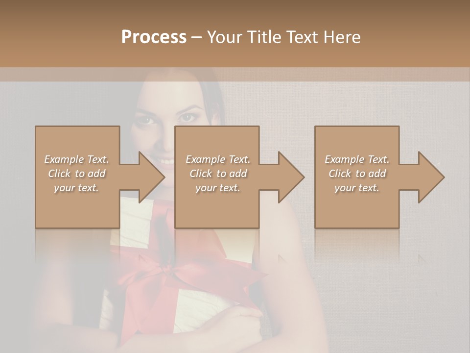 Adult Caucasian Holiday PowerPoint Template