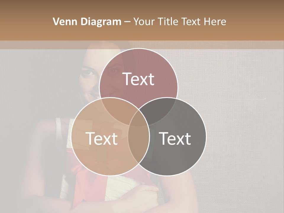 Adult Caucasian Holiday PowerPoint Template