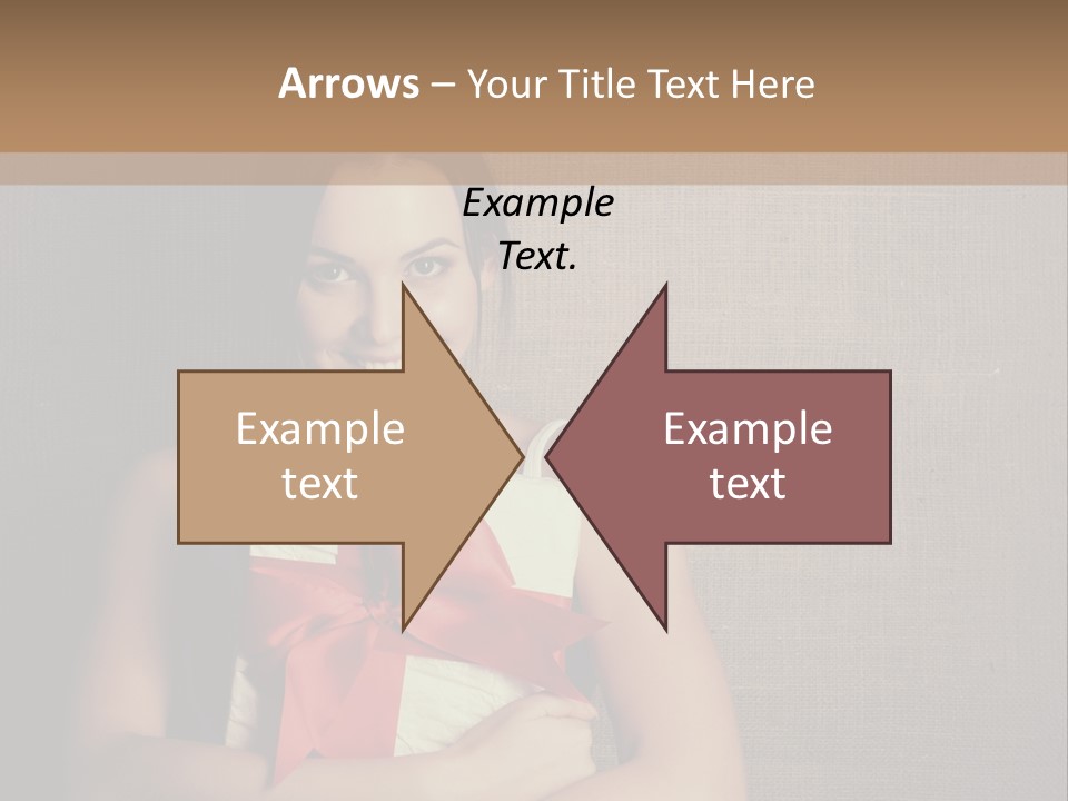 Adult Caucasian Holiday PowerPoint Template
