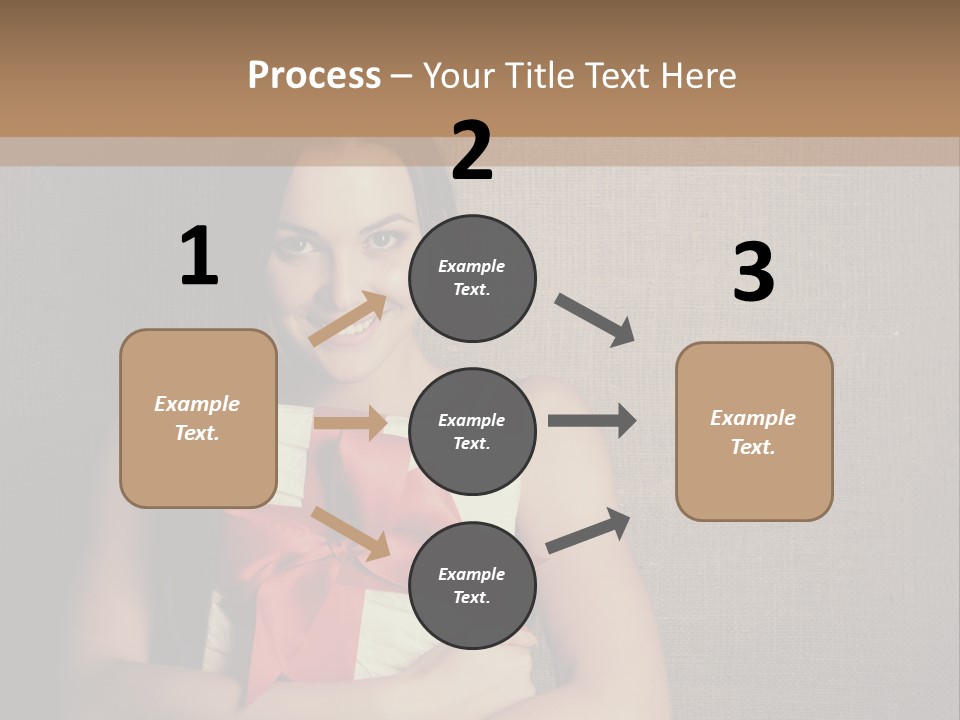 Adult Caucasian Holiday PowerPoint Template