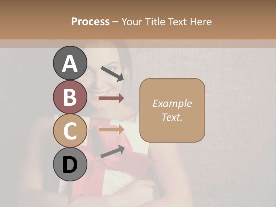 Adult Caucasian Holiday PowerPoint Template