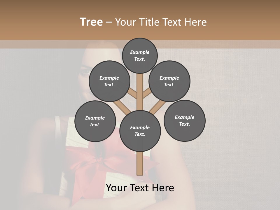 Adult Caucasian Holiday PowerPoint Template