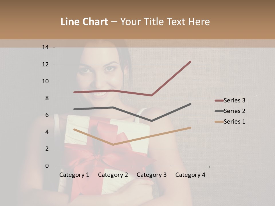 Adult Caucasian Holiday PowerPoint Template
