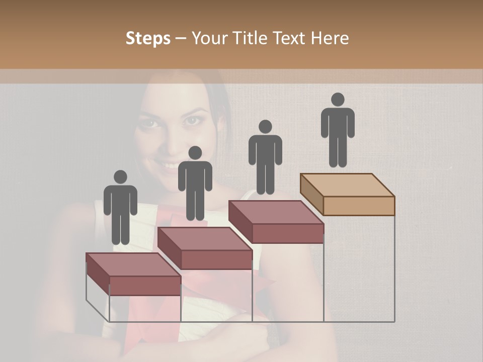 Adult Caucasian Holiday PowerPoint Template