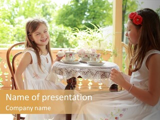 Sunny Outdoor Healthy PowerPoint Template