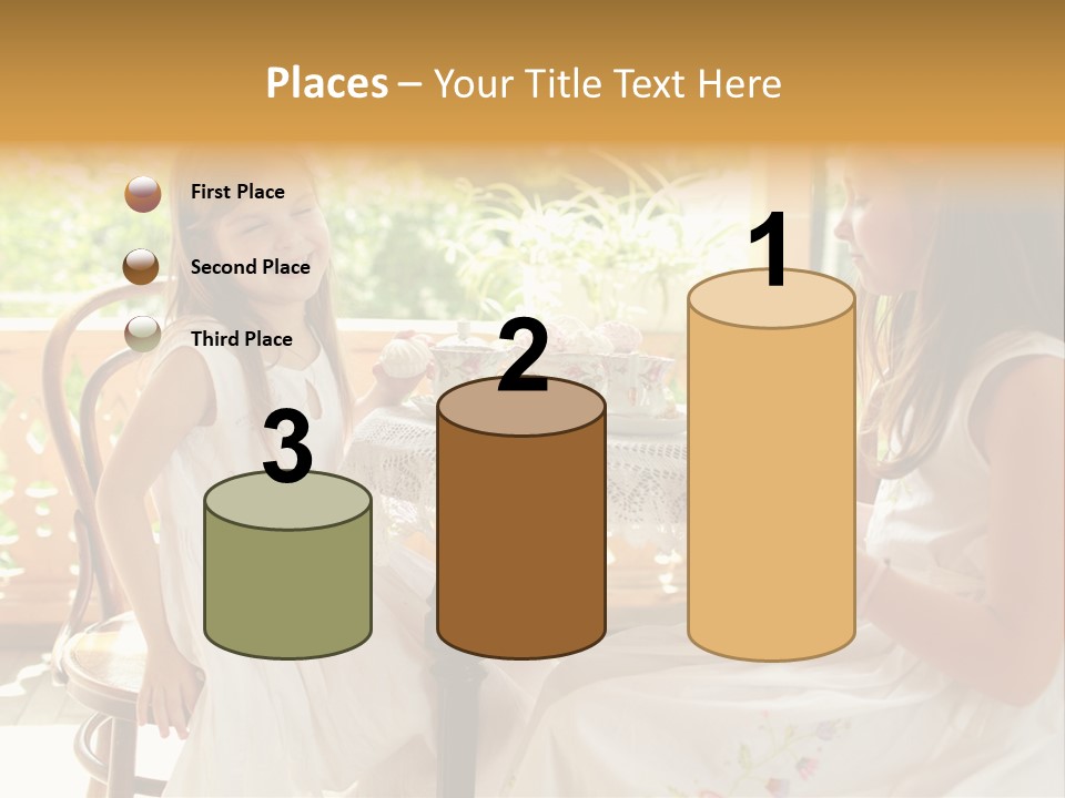 Sunny Outdoor Healthy PowerPoint Template