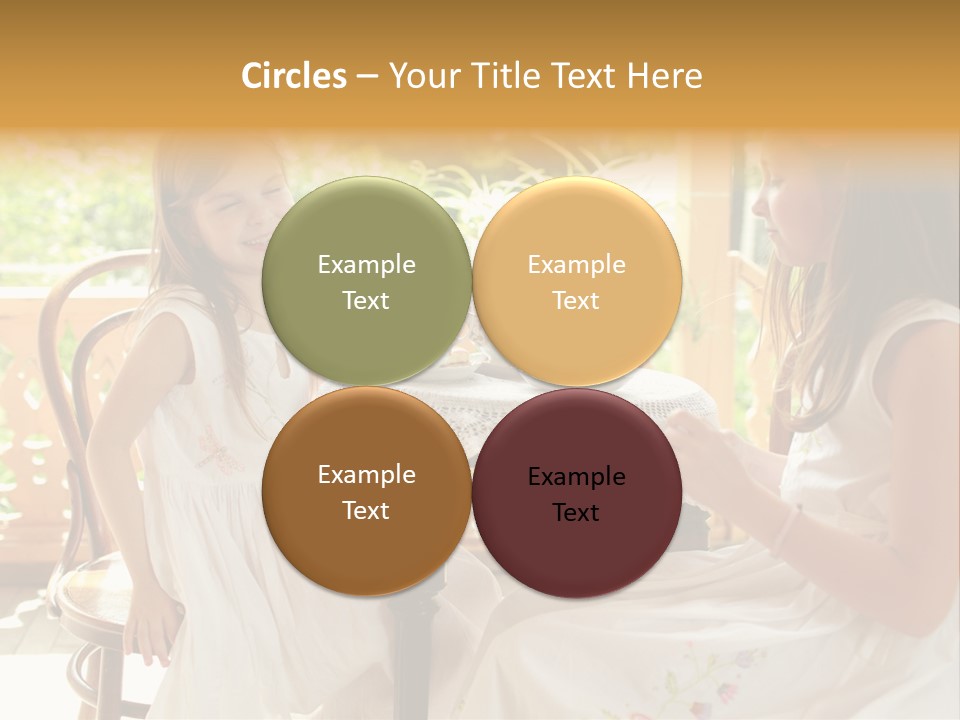 Sunny Outdoor Healthy PowerPoint Template