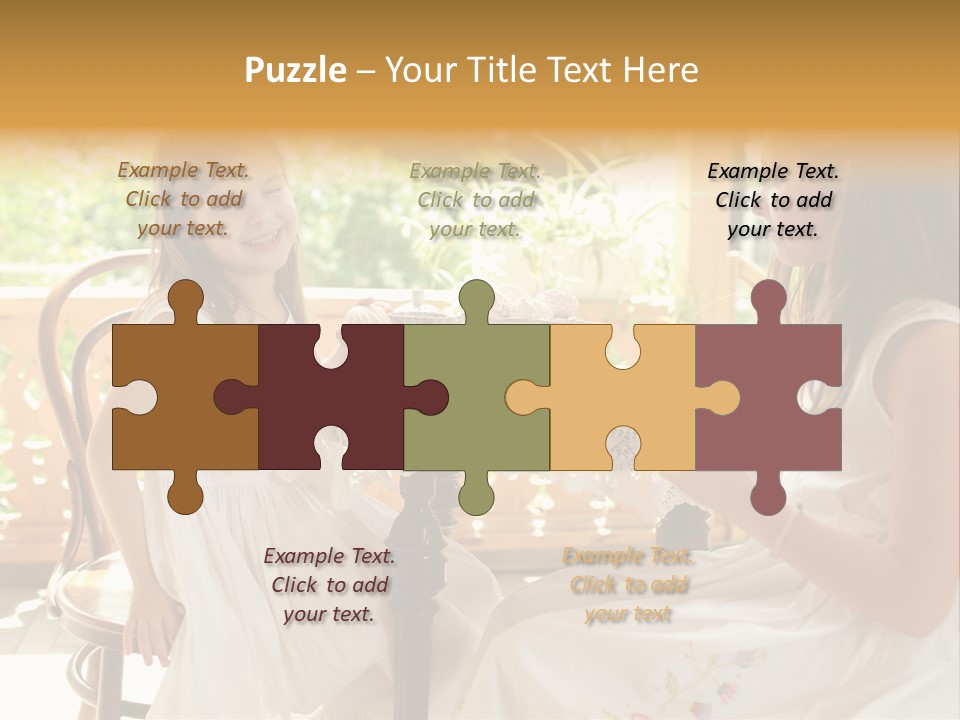 Sunny Outdoor Healthy PowerPoint Template