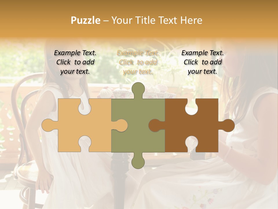 Sunny Outdoor Healthy PowerPoint Template