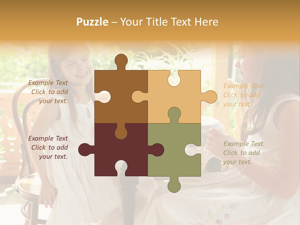 Sunny Outdoor Healthy PowerPoint Template