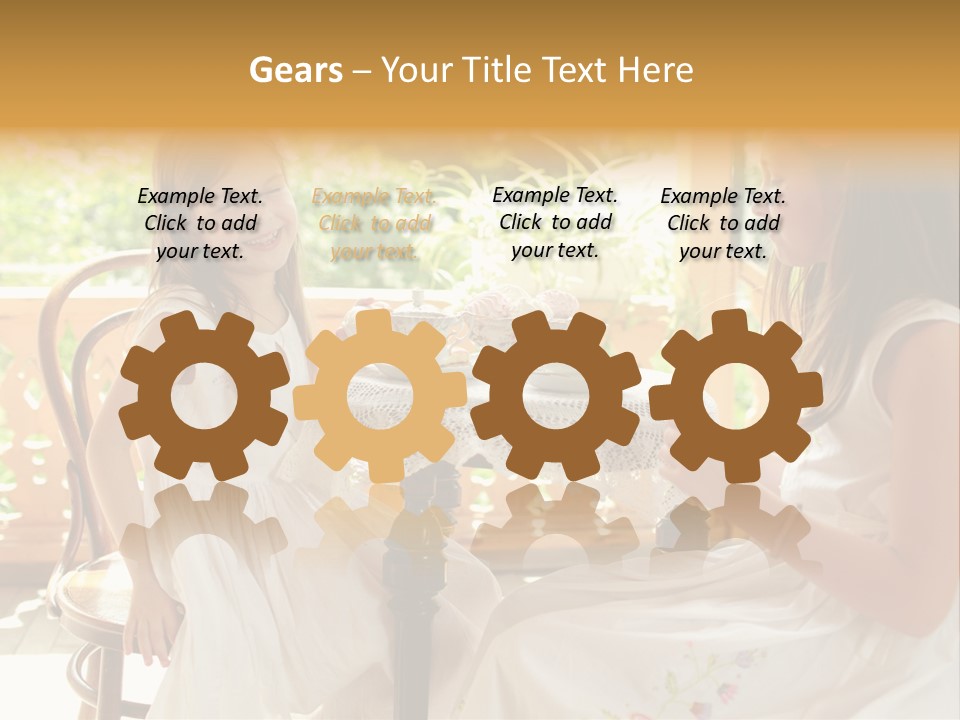 Sunny Outdoor Healthy PowerPoint Template