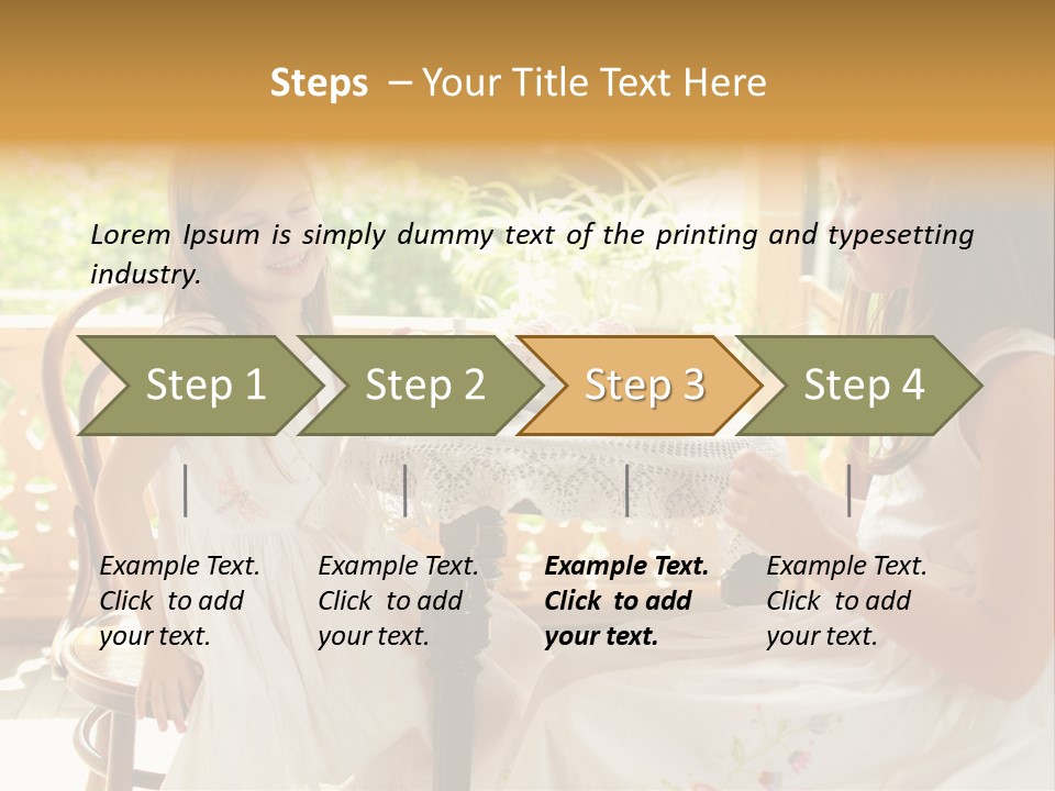 Sunny Outdoor Healthy PowerPoint Template