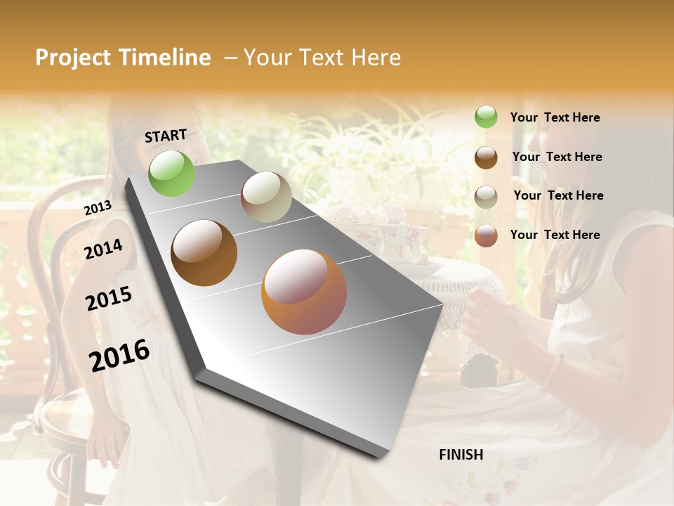 Sunny Outdoor Healthy PowerPoint Template