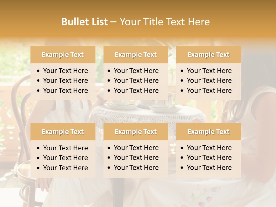 Sunny Outdoor Healthy PowerPoint Template