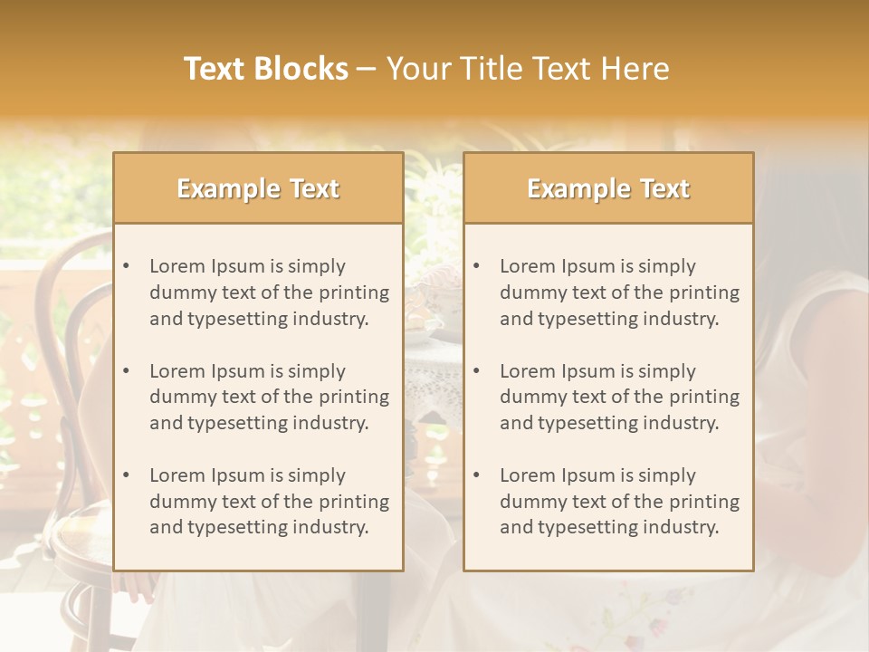 Sunny Outdoor Healthy PowerPoint Template