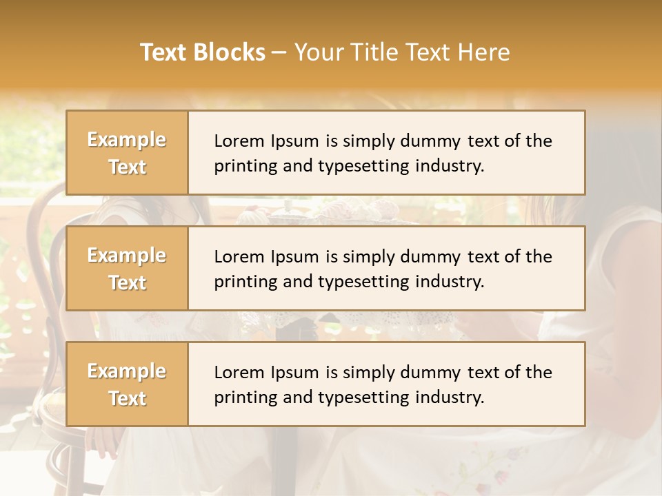 Sunny Outdoor Healthy PowerPoint Template