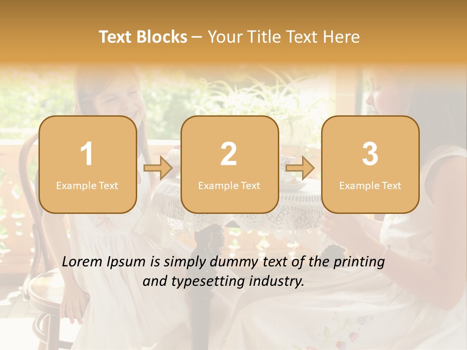 Sunny Outdoor Healthy PowerPoint Template