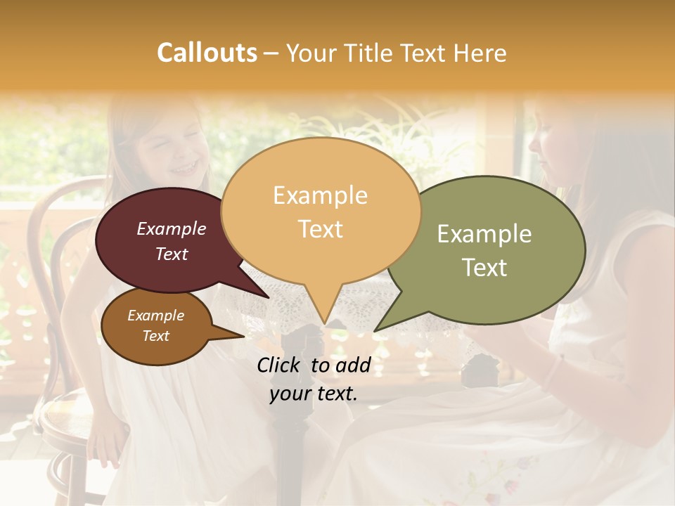 Sunny Outdoor Healthy PowerPoint Template