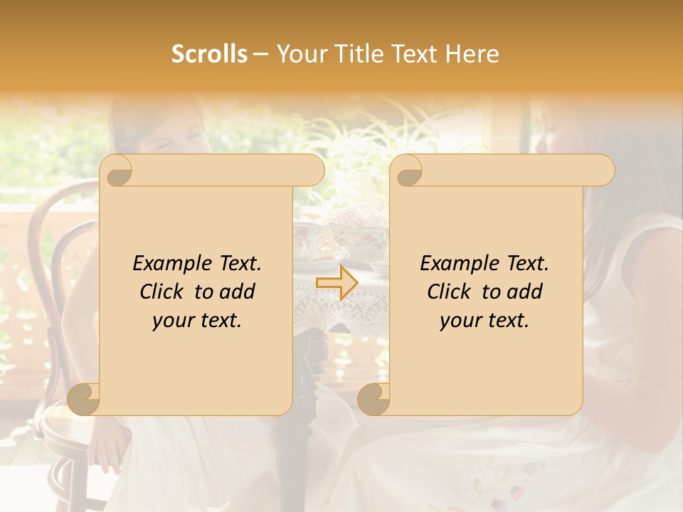 Sunny Outdoor Healthy PowerPoint Template