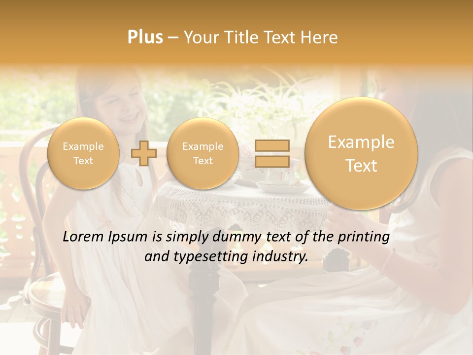 Sunny Outdoor Healthy PowerPoint Template