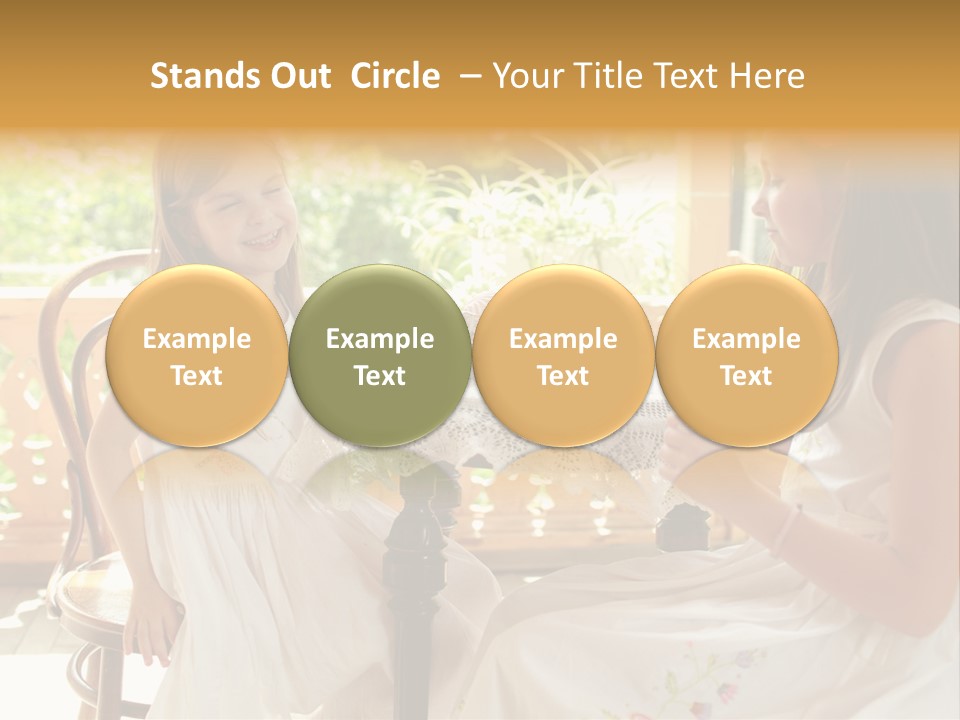 Sunny Outdoor Healthy PowerPoint Template