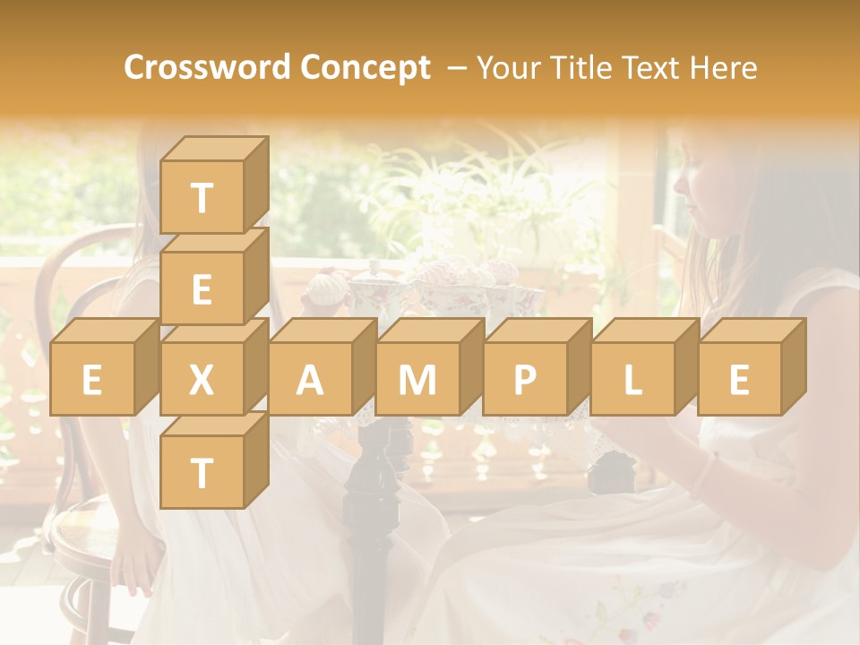 Sunny Outdoor Healthy PowerPoint Template