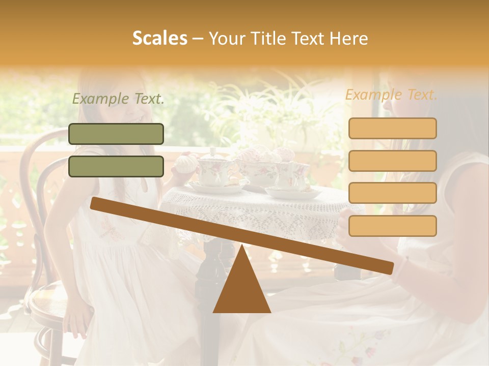 Sunny Outdoor Healthy PowerPoint Template