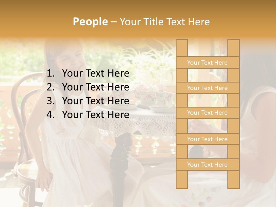 Sunny Outdoor Healthy PowerPoint Template