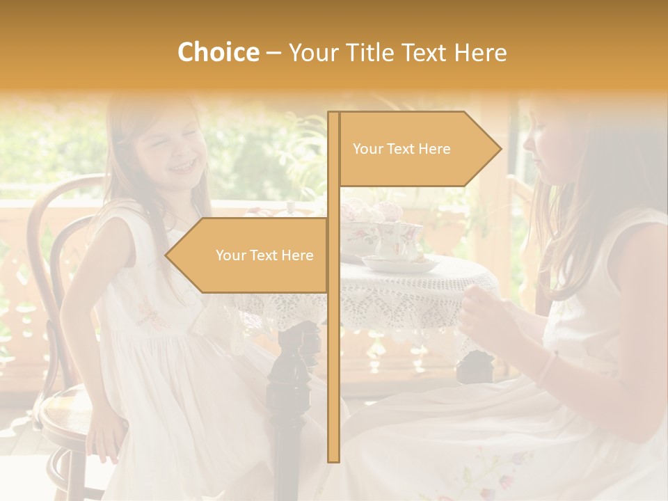 Sunny Outdoor Healthy PowerPoint Template