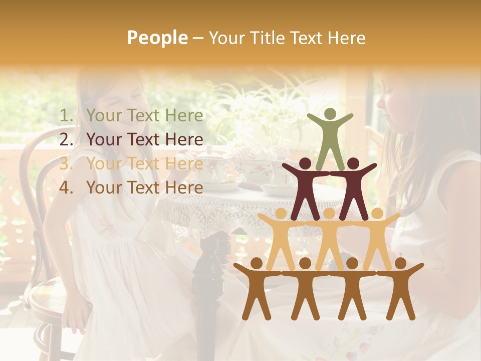 Sunny Outdoor Healthy PowerPoint Template