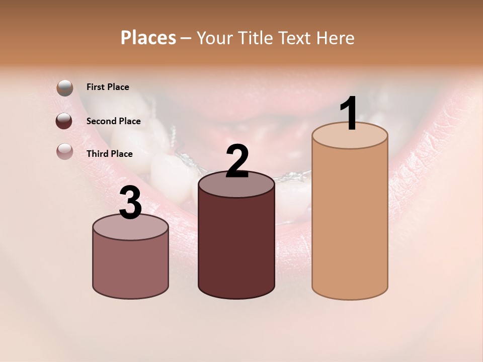 Medical Lips Healthy PowerPoint Template