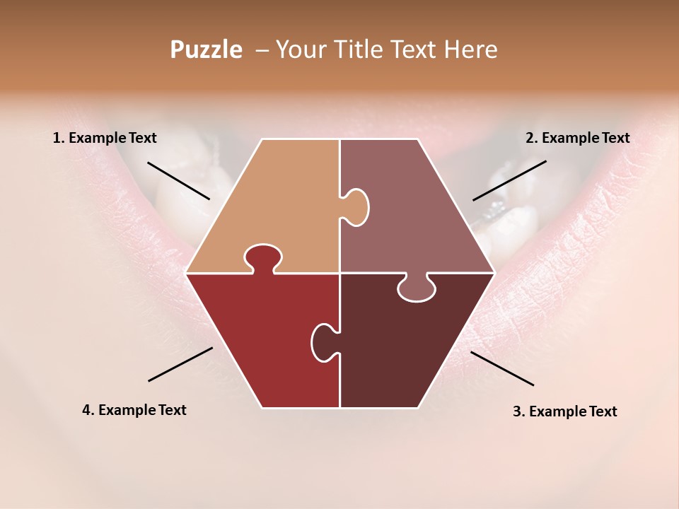 Medical Lips Healthy PowerPoint Template