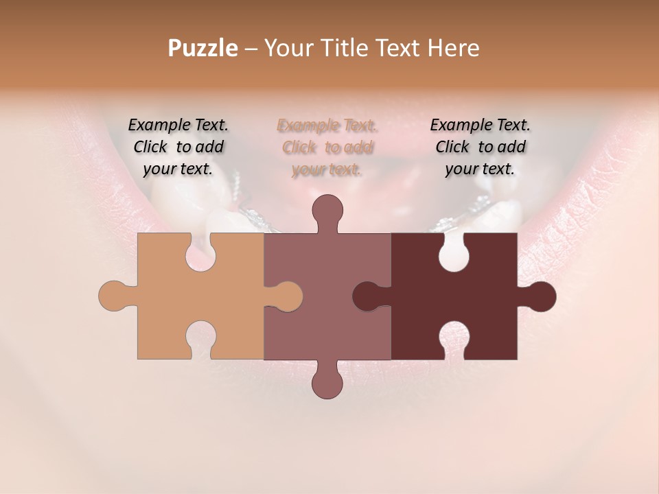 Medical Lips Healthy PowerPoint Template