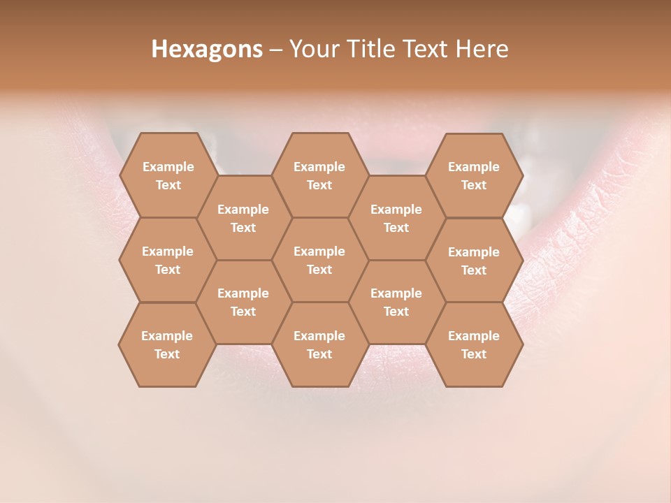 Medical Lips Healthy PowerPoint Template