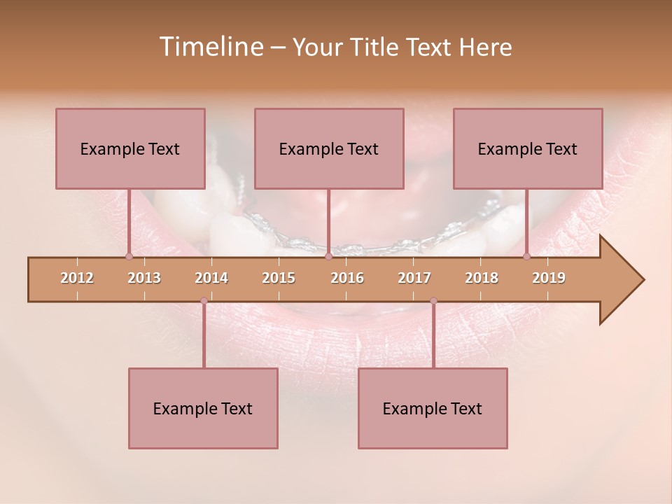 Medical Lips Healthy PowerPoint Template