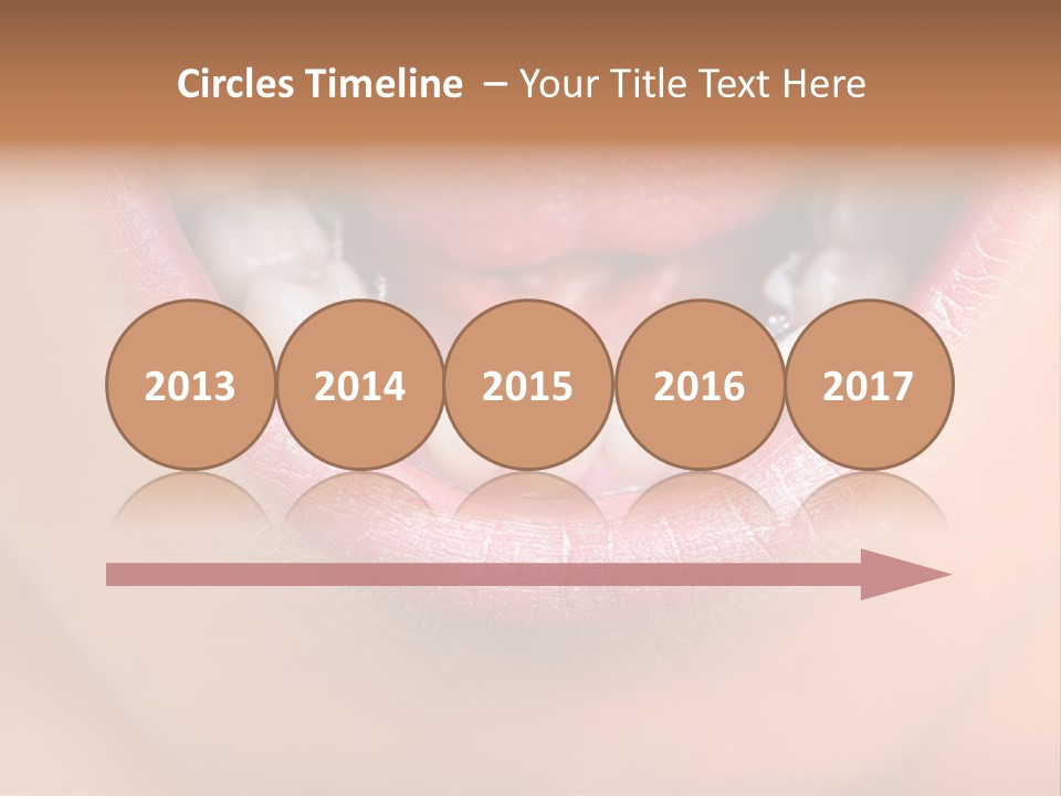 Medical Lips Healthy PowerPoint Template