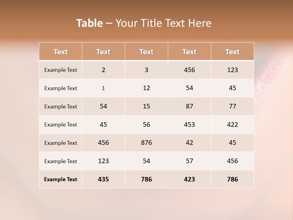 Medical Lips Healthy PowerPoint Template