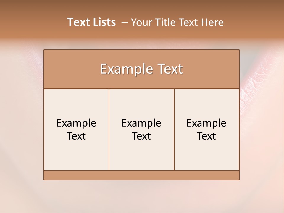 Medical Lips Healthy PowerPoint Template