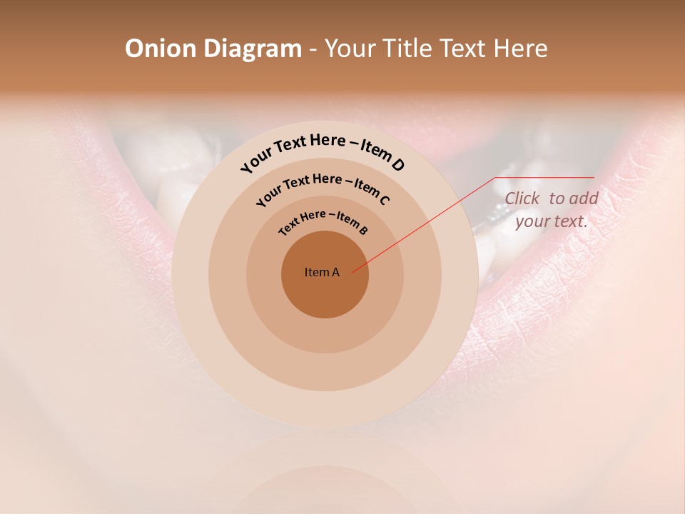 Medical Lips Healthy PowerPoint Template
