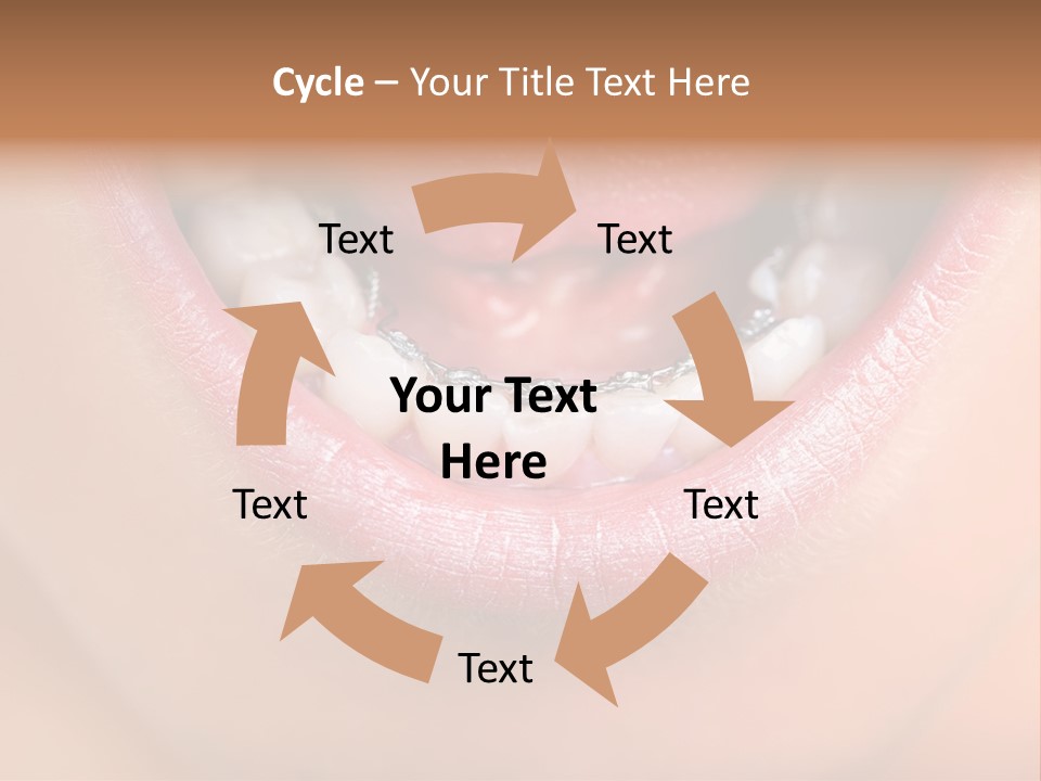 Medical Lips Healthy PowerPoint Template