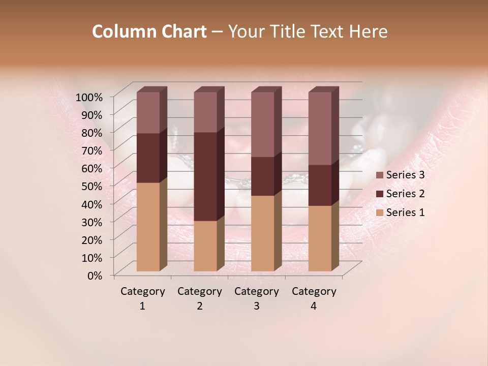 Medical Lips Healthy PowerPoint Template